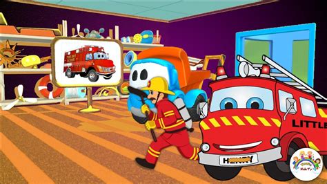 Fire Engine Cartoon | Fire Truck Cartoon | Train Cartoon | Jcb Cartoon | Ninja Kids | Kids Games ...