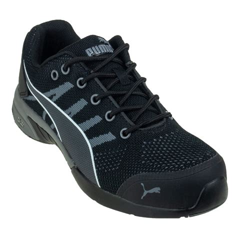 Puma Safety 642925 Women's Celerity Knit Black ESD Steel Toe Tennis Shoes