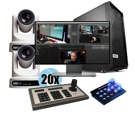 The 2-Camera PTZ Live Streaming Kit (20X Zoom) - ChurchSetup Streaming ...