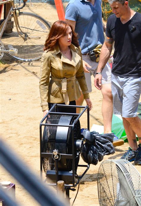 Scarlett Johansson - Captain America: Civil War Set Photos, May 2015 ...