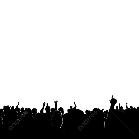 Concert Audience Vector, Concert, Audience, Concert Background PNG and Vector with Transparent ...