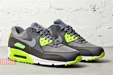 Nike Air Max 90 Essential (Cool Grey/Volt) - Sneaker Freaker