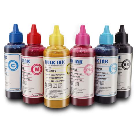 600ML Universal Sublimation Ink For Epson Printers Heat Transfer Ink Heat Press Sublimation Ink ...