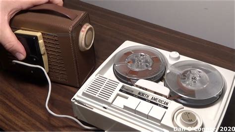 North American N 678 Tape Recorder (Early 1960's) - YouTube