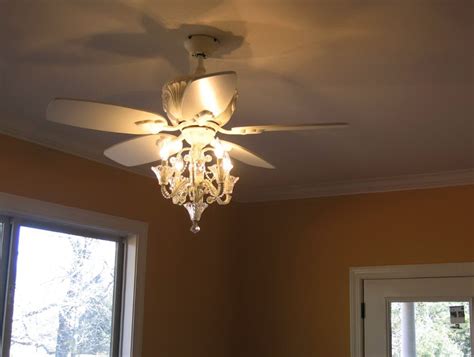 White Ceiling Fan With Chandelier Light Kit | Home Design Ideas