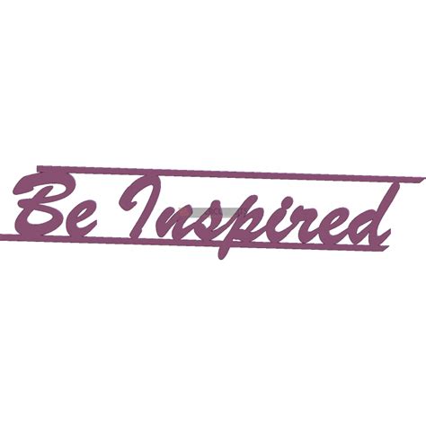 Be Inspired Wall Art Template