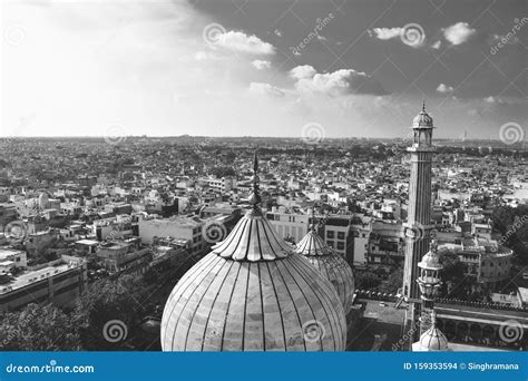 Aerial View from Jama Masjid in New Delhi Editorial Stock Image - Image ...