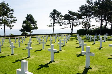 View of the Normandy American Cemetery - Normandy at War Tours