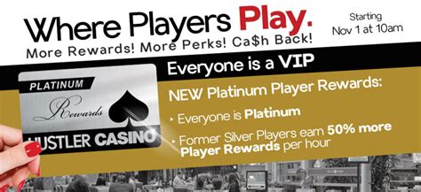 Hustler Casino Player Rewards Program - Hustler Casino