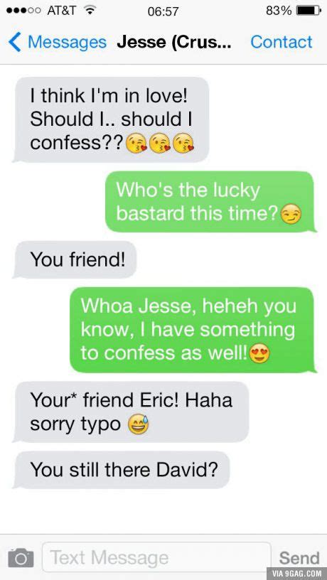 When your crush confesses to you... - Funny | Funny texts, Crush texts, Love confessions