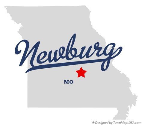 Map of Newburg, MO, Missouri