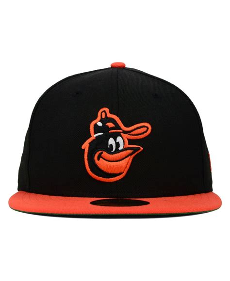 New Era Baltimore Orioles Mlb Cooperstown 59Fifty Cap in Black for Men (Black/Orange) | Lyst