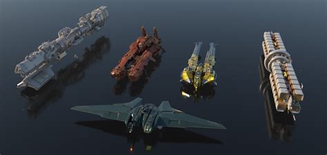 ArtStation - Sci Fi Spaceships Pack Vol. 1 | Game Assets