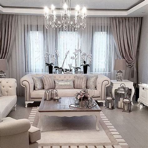 30+ Grey Living Room Curtain Ideas – DECOOMO