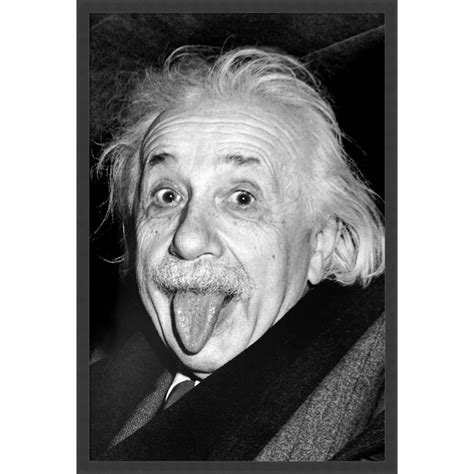 Albert Einstein Funny Face - Picture Frame Photograph | Einstein tongue, Einstein, Albert einstein