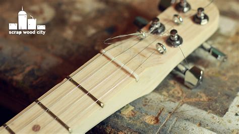 scrap wood city: DIY electric canjo guitar