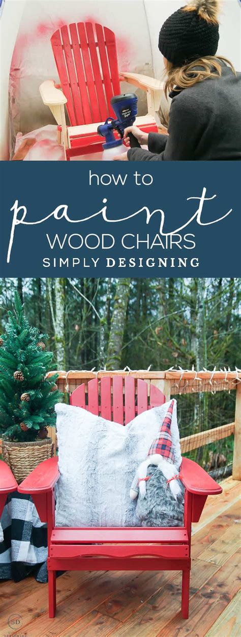 How to Paint Wood Chairs