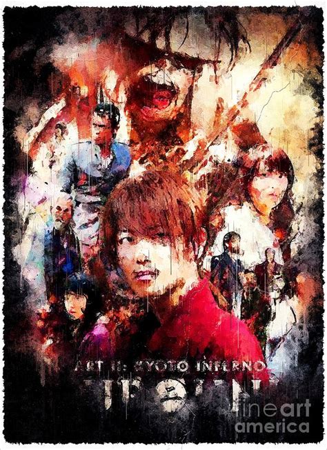 Movie Rurouni Kenshin Kyoto Inferno Drawing by Tanya Prosacco - Fine Art America