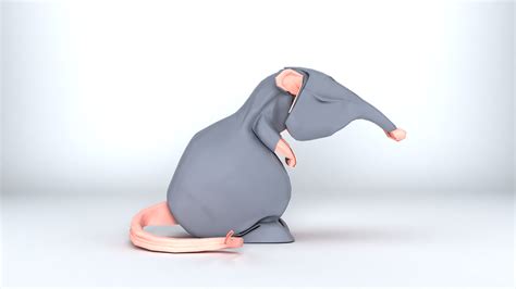 3D Model Origami Rat - TurboSquid 1555475