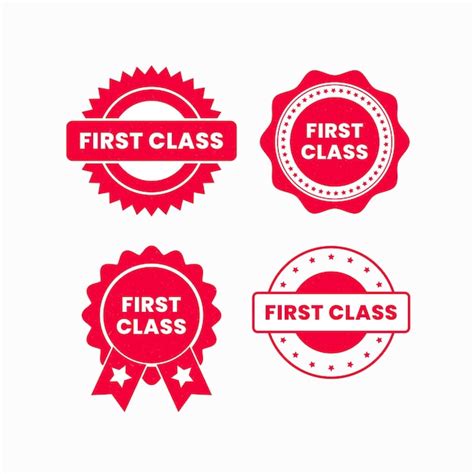 Free Vector | Flat design first class stamp collection