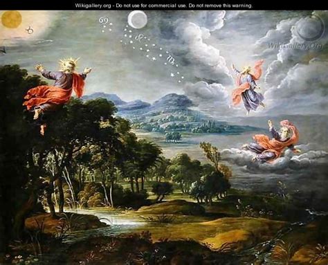 The Creation of Heaven Earth and Water - Willem van, the Elder Herp - WikiGallery.org, the ...