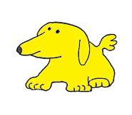 clipart dog yellow - Clip Art Library