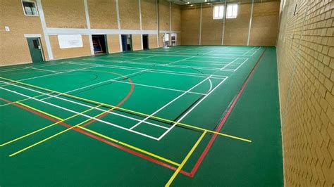 King Edward VI High School for Girls NEW Uni-Turf Indoor Sports Floor. - Sports Surfaces UK