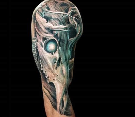 Elk skull tattoo by Arlo Tattoos | Post 15953