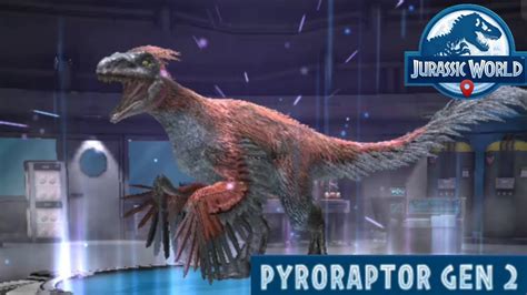 Pyroraptor Gen 2 Rare Unlocked || Jurassic World Alive 2.19 Update - YouTube