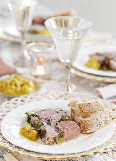 Ham hock terrine with piccalilli - olive magazine