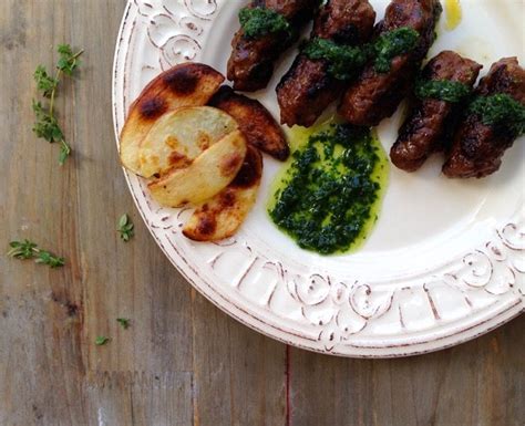 Mititei or Mini Kebabs Recipe Mititei Recipe, Chimichurri Sauce Recipe, Wings In The Oven ...