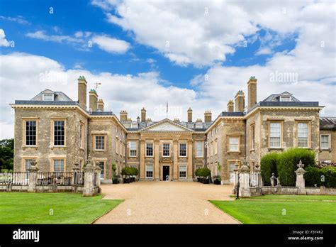 The front of Althorp house, seat of Earl Spencer and childhood home ...