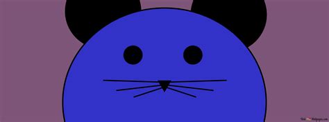 Blue mouse cartoon HD wallpaper download