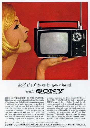 1960s Advertising - Magazine Ad - Sony (USA) | 1962 Magazine… | Flickr