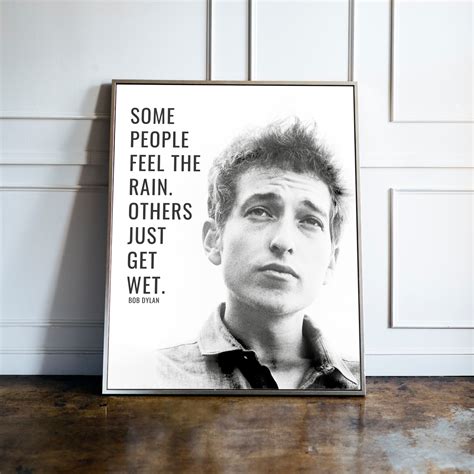 Bob Dylan Quote Bob Dylan Vintage Art Poster Bob Dylan | Etsy