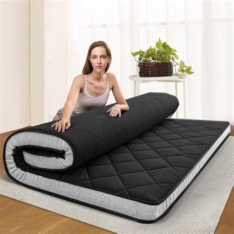 Alwyn Home Japanese Floor Mattress,Futon Mattress, Extra Thick Folding ...