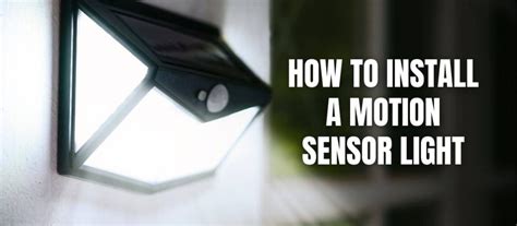 How To Install A Motion Sensor Light | Callaway Security