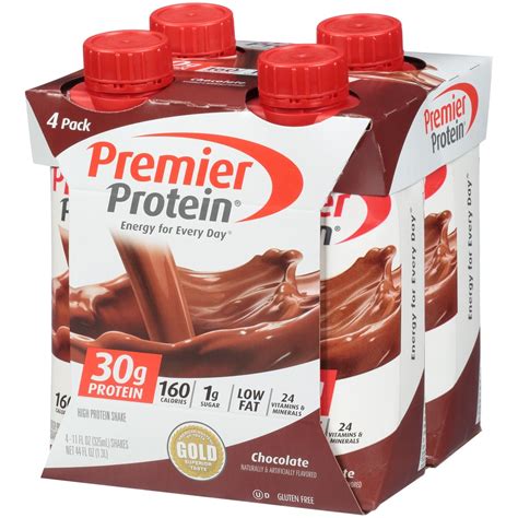 Premier Protein Chocolate Shake 4 ct; 11 fl oz | Shipt