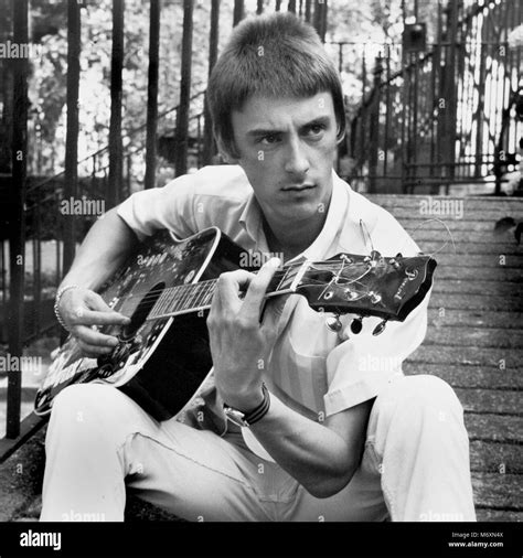 Paul Weller , The Jam, Style council candid portraits Stock Photo - Alamy