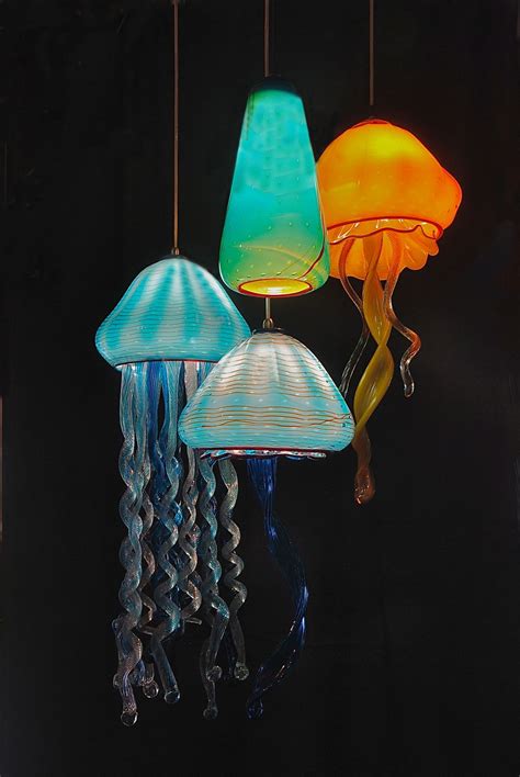 31st last day of may, Jelly Fish Pendant lamps Strini Art Glass | Jellyfish light, Fish lamp ...