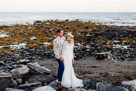 Floral Themed Backyard Boho New Hampshire Wedding // Ali + Rich — Longbrook Photography