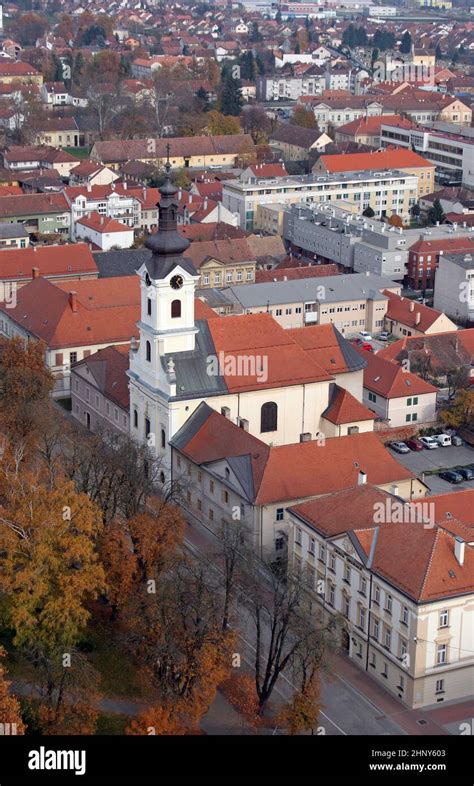 Cathedral of Saint Teresa of Avila in Bjelovar, Croatia Stock Photo - Alamy