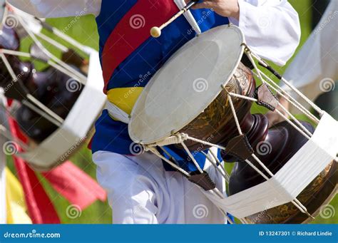 Korean Janggu Drum Stock Image - Image: 13247301