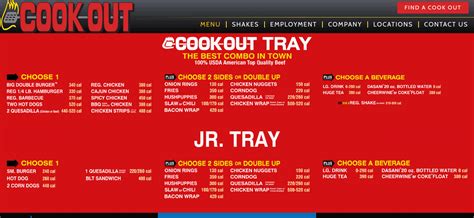 cookout.com - Cookout Menu Prices List - Ladder Io