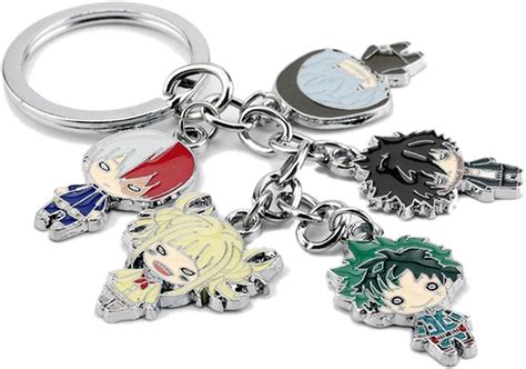 My Hero Academia Metal Pendant Keychain Cartoon Keychain Anime Keychain Keyring Jewelry Gift ...