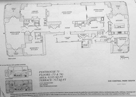 52 ideas de 220 Central Park South Floor Plans | central park, planos ...