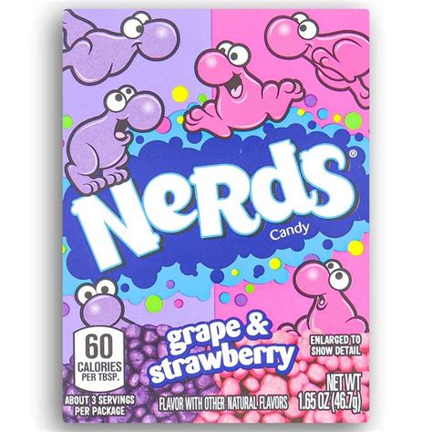 Nerds Candy Grape & Strawberry - 1.65 oz. | Nerds candy, Strawberry ...