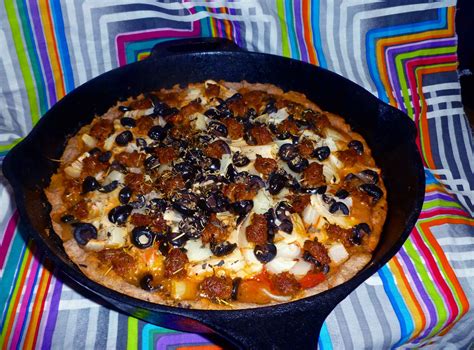 Deep Dish Cast Iron Skillet Pizza – surviving the food allergy apocalypse