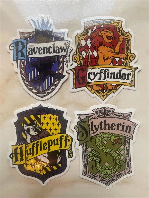 HARRY POTTER HOGWARTS HOUSE CREST VINYL STICKERS DECALS | ubicaciondepersonas.cdmx.gob.mx