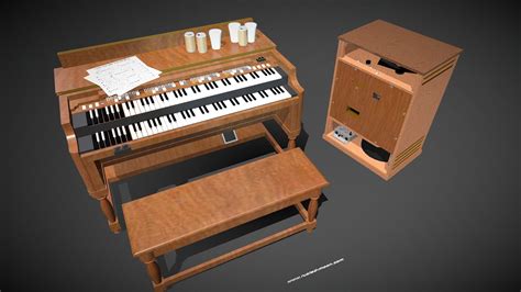 Hammond B3 & Leslie 122 Speaker - 3D model by Rusted Moon (@rusted-moon.com) [35dc89b] - Sketchfab